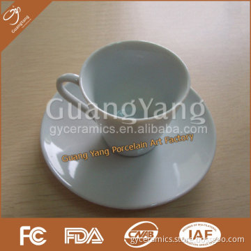 80cc porcelain & ceramic & china coffee cup and saucer set Item No.GY-VS
